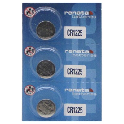 3 Renata CR1225 Replacement Batteries for Cayeye Sigma Knog Planet Bike & Others