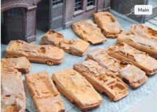 Juweela Rusty Scrap Cars 28168 HO Scale