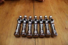 Vintage Wolverine No. 556 Hot and Cold Lever Handle Set Brass with Chrome Finish