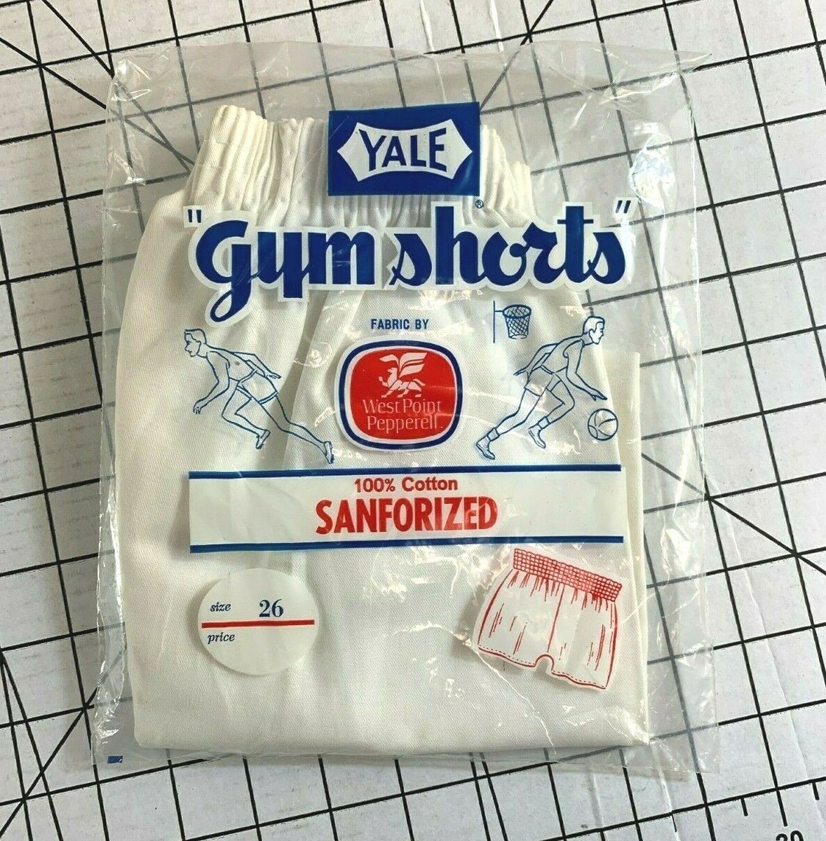 Vintage Yale Sanforized Gym Shorts Basketball Gym Boxing Athletic Physcial Educa