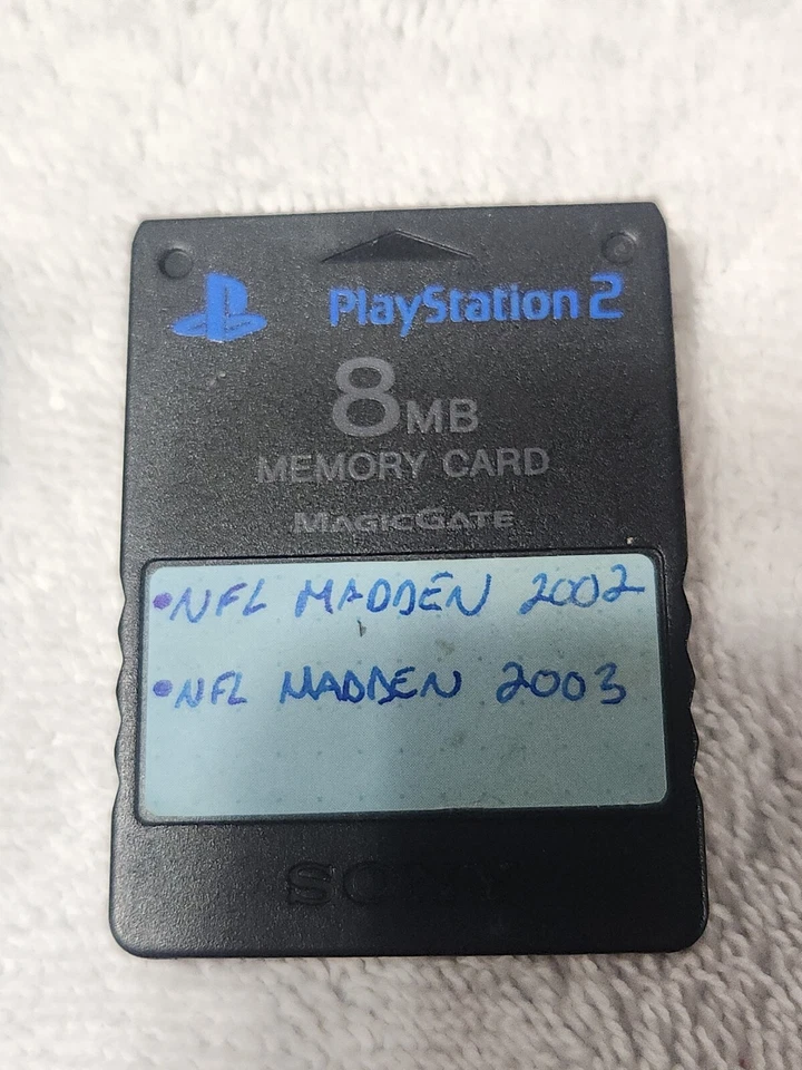 批量 4 张 存储卡 适用于 PlayStation 2/ PS2 Mad Catz 8MB MagicGate — 第 3/4 张图片