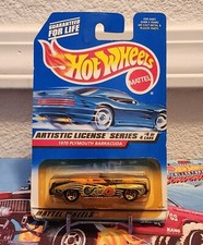 Hot Wheels Artistic License Series 4/4 1970 Plymouth Barracuda Toy Car #732