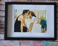 Dirty Dancing Movie Pop Art Tribute Patrick Swayze Jennifer  Grey Pop Art Print