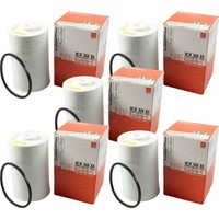5X Mahle / Knecht Kraftstofffilter KX 68D Fuel Filter