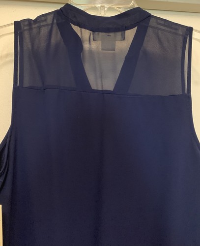 NWT WISHFUL PARK Women's Navy Blue Short Sleeveless Dress Size Medium - Picture 6 of 10