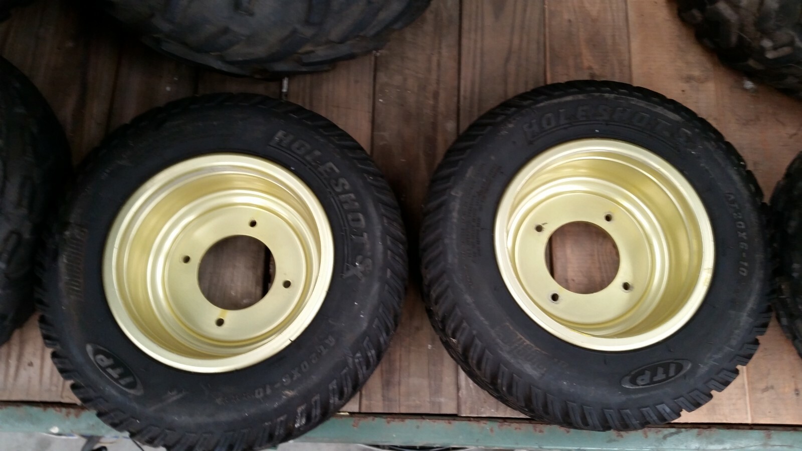 TRX250R TRX450R TRX450ER TRX 450R 250R LTR450 LTR DWT FRONT GOLD WHEELS RIMS & eBay