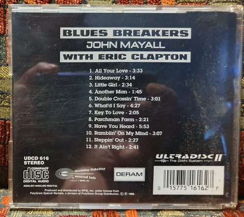 Lot of 3 Eric Clapton CDs 1994 Rock Blues B.B. King John Mayall - Picture 4 of 13