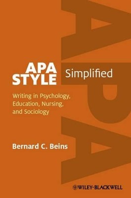 APA Style Simplified - 9780470672327