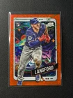 2024 TOPPS CHROME COSMIC LUNAR ECLIPSE REFRACTOR #139 WYATT LANGFORD ROOKIE /10