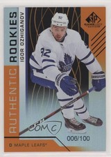 2018 SP Game Used Authentic Rookies Orange Rainbow /100 Igor Ozhiganov #166 04z0