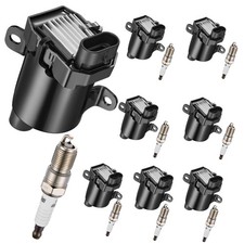 8x Ignition Coil Spark Plug For 2001-2006 Chevrolet Silverado 2500 Hd 6.0l