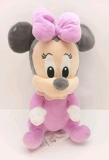 Disney Store Baby Minnie Mouse Pajamas 11" Plush Stuffed Animal Toy Collectible
