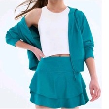 NEW Athleta Girl Serve UPF Jacket Size XXL / 16 Coastal Teal $59