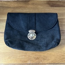 Marc Jacobs velvet mini bag / clutch. small, black bag made of velvet material.