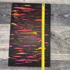 Vintage 1970 Abstract Psychedelic Geometric Painting Neon Pop Art Space Age . — photo 3
