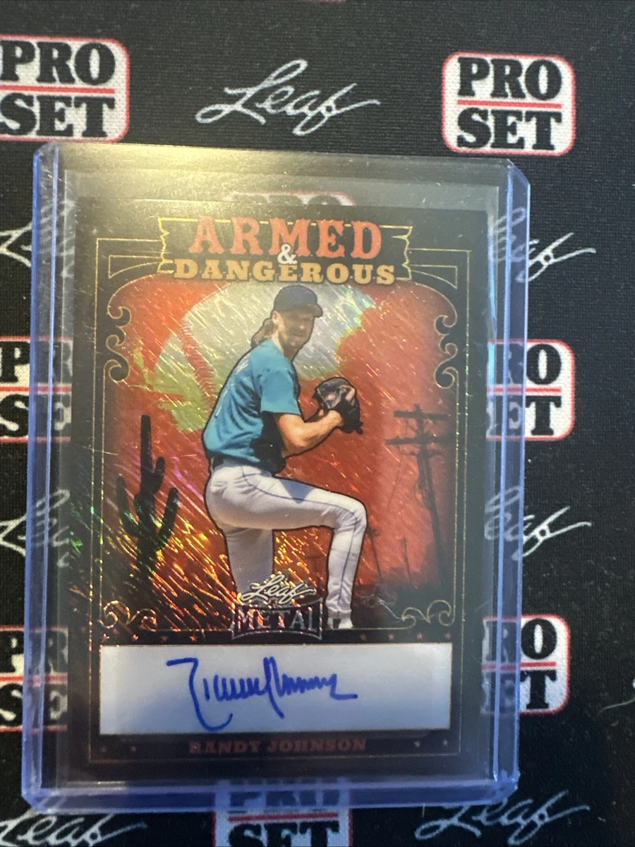 Leaf Randy Johnson Baseball Serial Numbered Sports Trading Cards