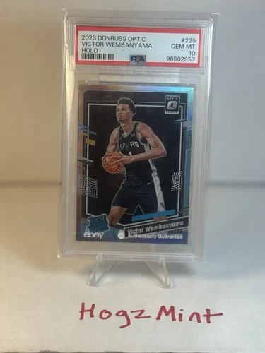 2023-24 Donruss Optic - Rated Rookie Victor Wembanyama #225 Holo Prizm PSA 10