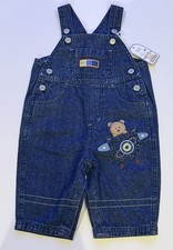 NWT Vintage Carters Denim Overalls Infant Baby Size 6 Months