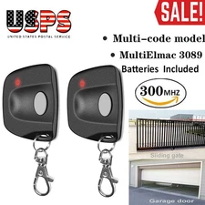 Multi-Code 3089 MultiCode 308911 for Linear MCS308911 Garage Gate Remote 300mhz