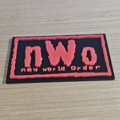 WWE Mattel NWO New World Order Wolfpac Red Logo Accessory