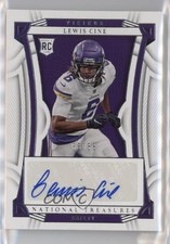 2022 Panini National Treasures Rookie Signatures 95/99 Lewis Cine #111 Auto 12tf
