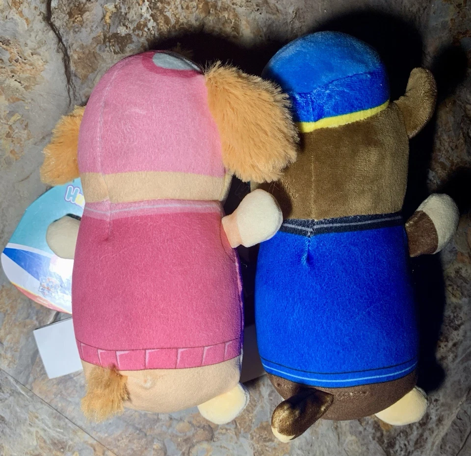 Paw Patrol HugMees Squishmallows: 8in Skye & Chase New With Tags *See Pics* - Image 2 of 4
