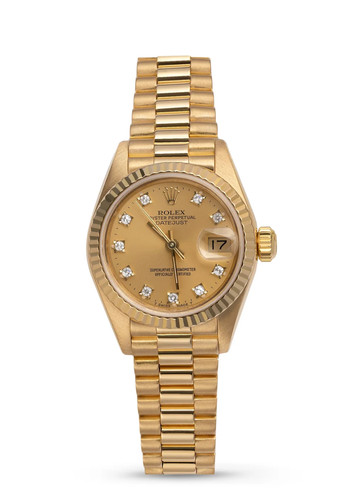 Presidential Rolex Datejust 69178 18K Yellow Gold Watch 26mm C...
