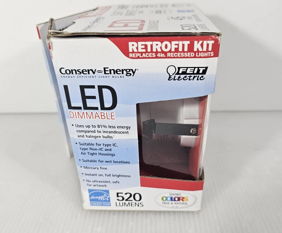New FEIT ELECTRIC LED 4 INCH RECESSED RETROFIT KIT, 50 WATTS  - Image 3 of 4