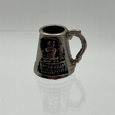 Whitbread Krug 5/8'' groß Metall Miniatur Bier Stein Charm