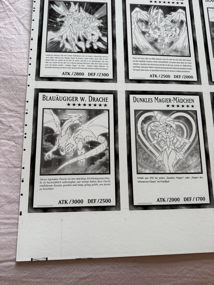 YuGiOh! Duel Overload Giant Cards Uncut Sheet - Misprint Error German DUOV - Image 2 of 4