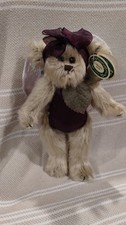 Bearington Collection Limited Edition Fairy Bear Plush w/ Wings Bow 7in
