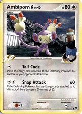 Ambipom G 56/111 Rising Rivals Pokémon Card TCG