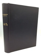 LITURGICAL ARTS, Volumes 24-26 (Nov.  1955 - Aug. 1958) - Catholic - chasubles