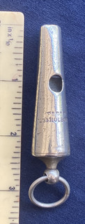 Early FIELD Beaufort Whistle 1842 1877 233 Holborn London Nickel Silver