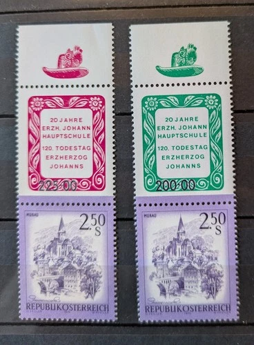 " Schönes Österreich " mit Allongenzudruck , postfrisch