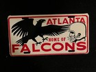 Atlanta Falcons NFL Vintage Metal License Plate