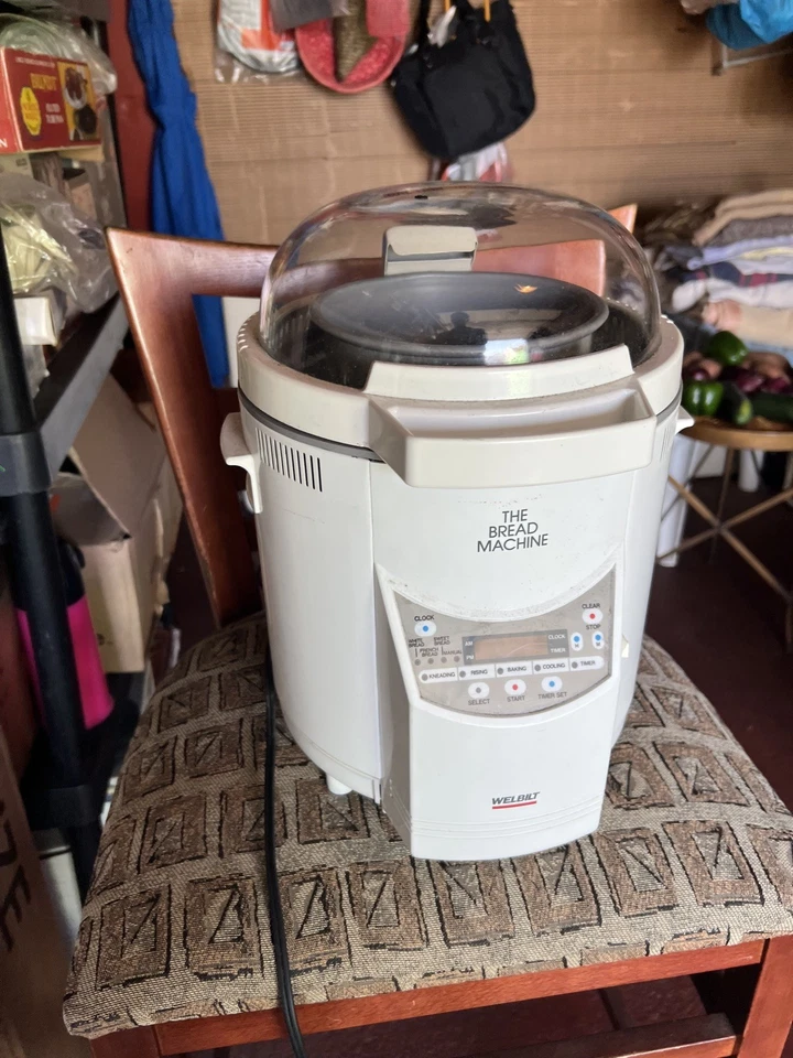 WELBILT Bread Maker The Bread Machine ABM-100-3 tapa cúpula blanca tamaño pan 2 lb Foto 3 de 4