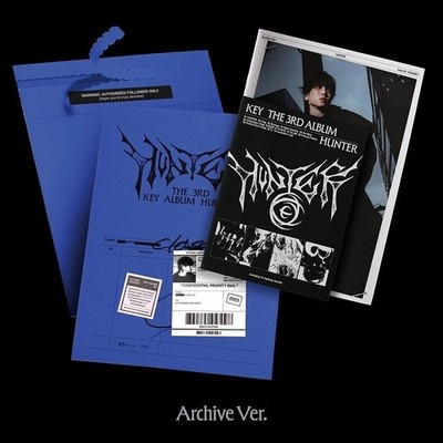 SHINEE KEY HUNTER 3rd Album ARCHIVE Ver/CD+Foto Buch+Sticker+Poster+2 Karte+GIFT