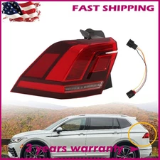 Tail Light Rear Lamp Outside For VW Volkswagen Tiguan 2018-2023 Left Driver Side