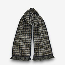Vintage Aquascutum Christmas Gift Scarf Preppy Plaid Winter Luxury Wrap Scarves