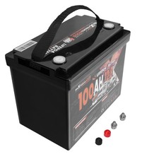 RV Caravan Battery 12V 100Ah LiFePO4, Low Temperature Cutoff, 1280Wh Energy