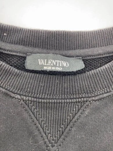 VALENTINO Bracche Felpa M Cotone BLK QV3MF03U3TV