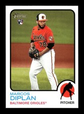 MARCOS DIPLAN ⚾ 2022 Topps Heritage #617 RC Baltimore Orioles