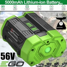 5 Ah For EGO 56Volt Power+ Lithium-ion Battery BA2800T BA3360T BA4200 BA2800 New
