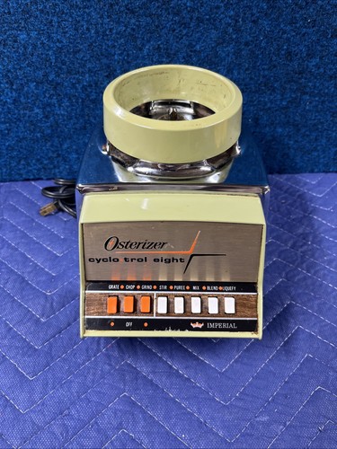 Vintage Green Osterizer Imperial Blender Motor Only TESTED