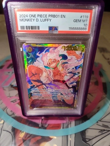 MONKEY.D.LUFFY 2024 One Piece PRB-01 Premium Booster The Best #OP05-119 PSA 10