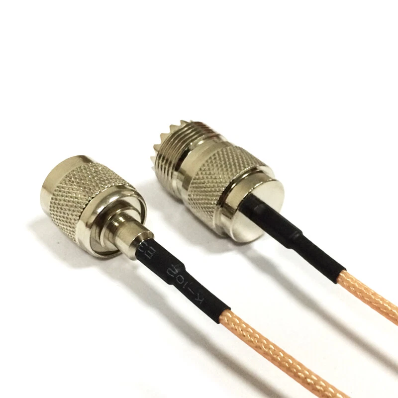 UHF female SO239  to TNC male pigtail cable RG316 15cm 6" for wireless router - Image 3 of 3