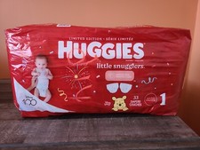 Huggies Little Snugglers Diapers, Heavy Absorbency, Size 1 8 to 14 Pounds 