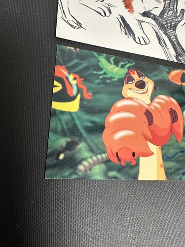 1994 SkyBox The Lion King Series 1 #142 The Fine Art of Eating Bugs - Picture 3 of 5