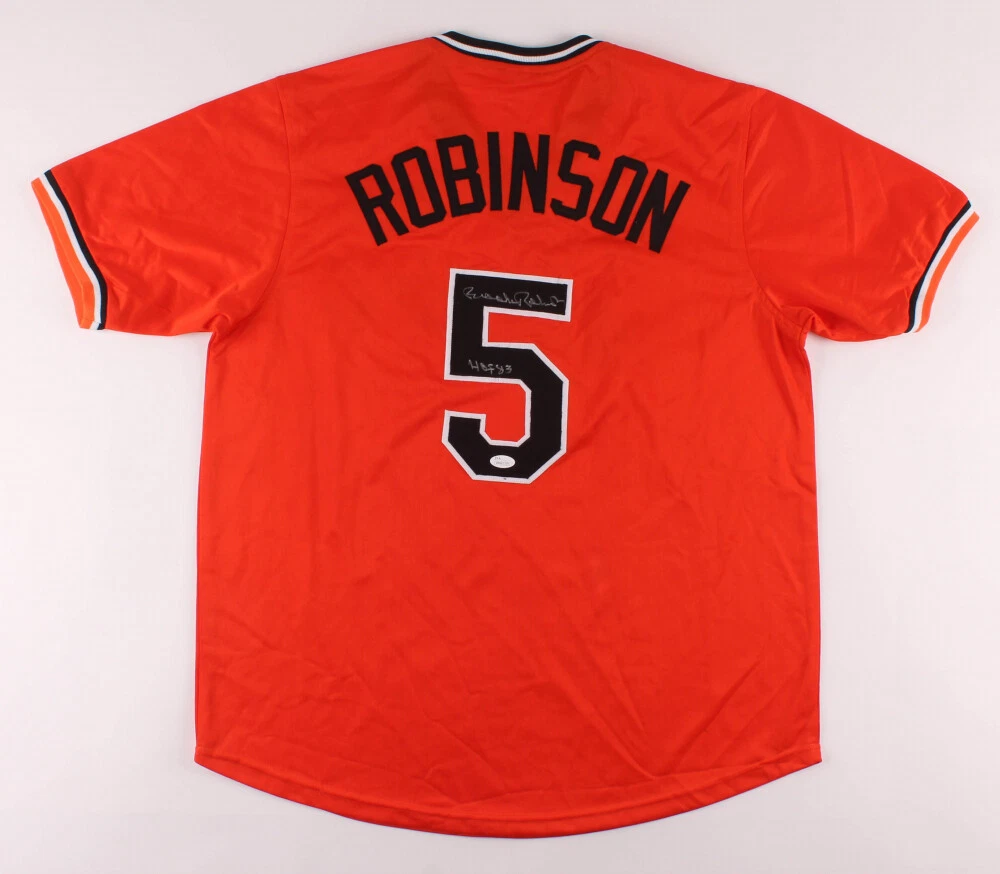 Brooks Robinson Signed Baltimore Orioles Jersey (JSA) Inscribed HOF 83